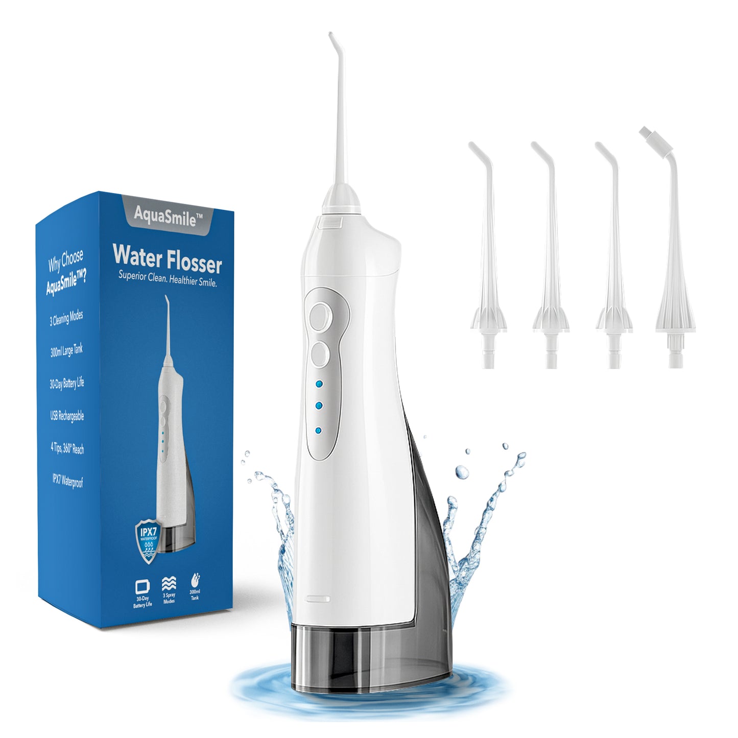 AquaSmile™ Dental Water Flosser