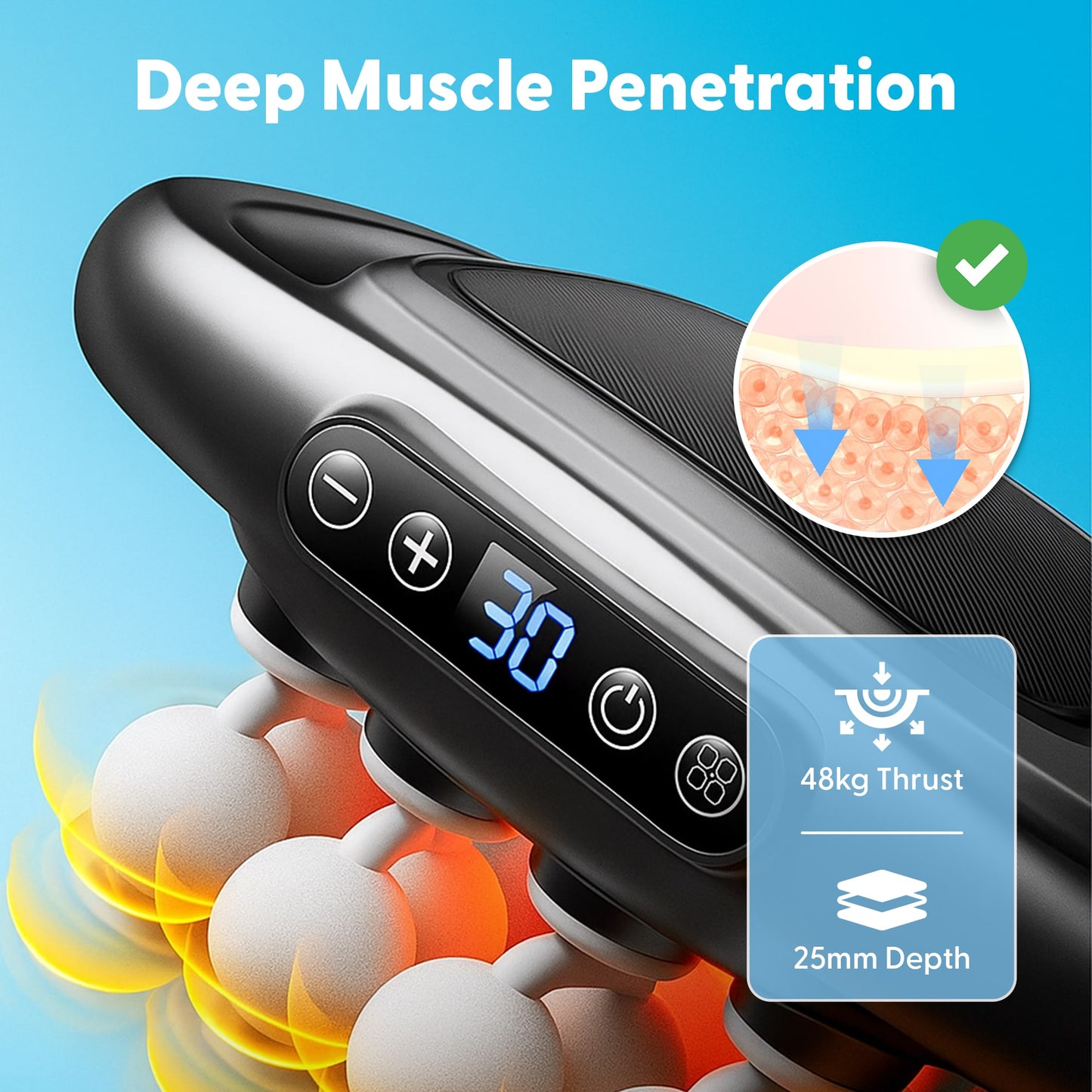 LoomaPulse™ 16-Head Deep Tissue Massager