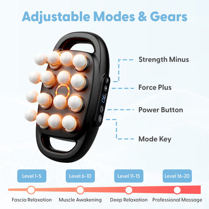 LoomaPulse™ 16-Head Deep Tissue Massager